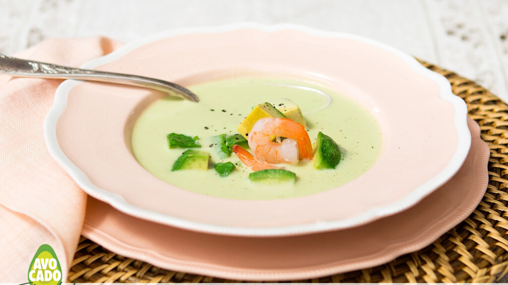 Vellutata di avocado e gamberi - Vellutata di avocado e gamberi