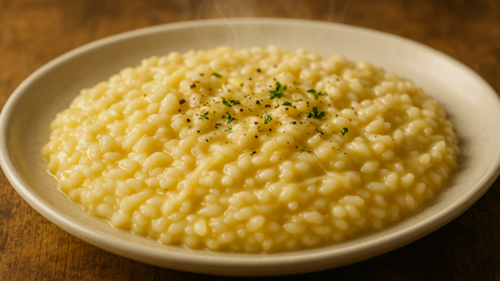 Risotto al montasio Dop - Risotto al montasio Dop