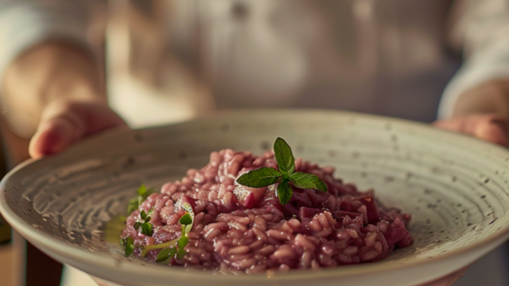 Risotto all'Aglianico del Vulture - Risotto all'Aglianico del Vulture 