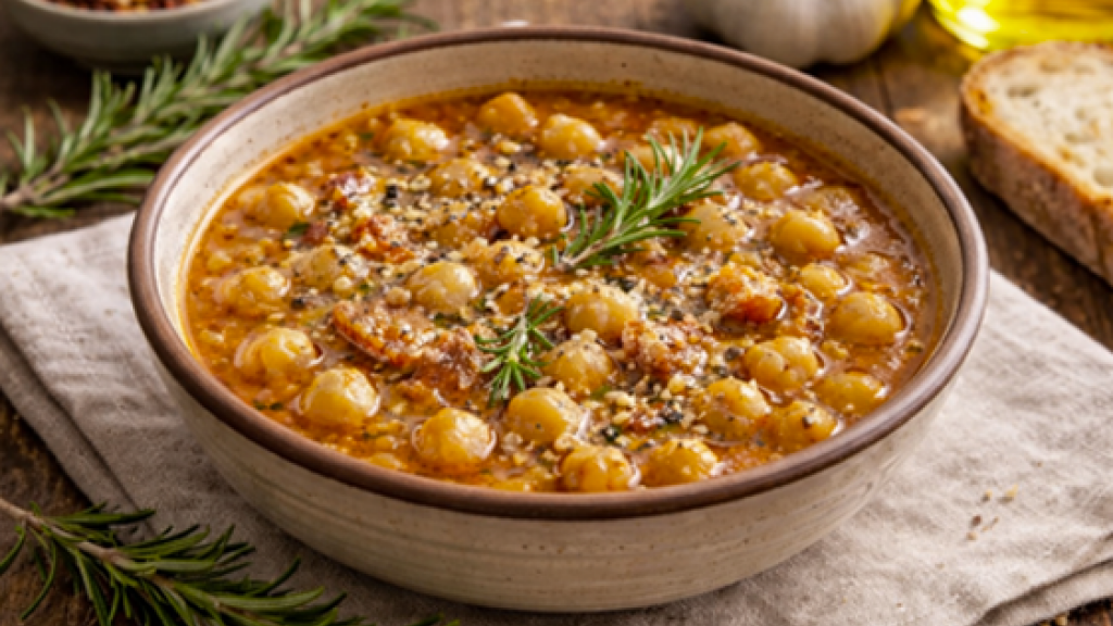 Zuppa di ceci marchigiana - Zuppa di ceci marchigiana