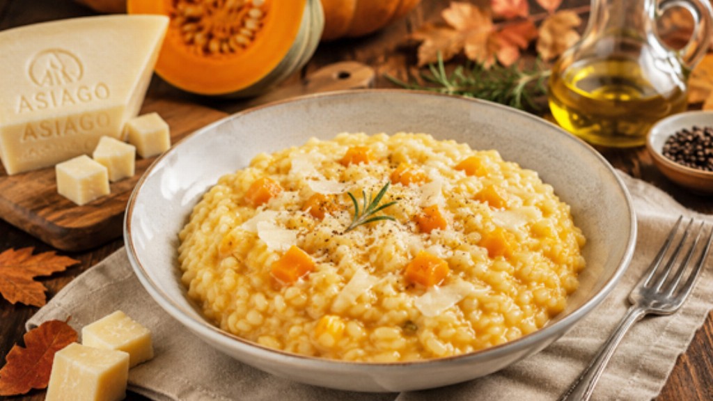 Risotto alla zucca e Asiago - riso-zucca-asiago
