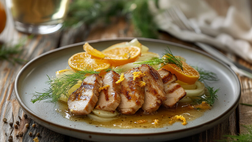 Lonza di Suino con Arance e Finocchi - lonza-suino-finocchi-arancia