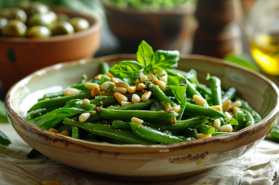 Insalata di fagiolini alla ligure