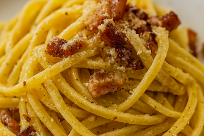 Strangozzi con guanciale e pecorino