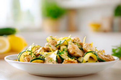 Bocconcini di pollo e tacchino con zucchine e limone - bocconcini-pollo-tacchino-zucchine-limone
