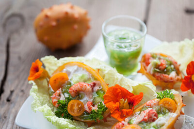Cocktail di mare al Kiwano - Cocktail di mare al Kiwano