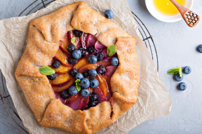 Sfoglia Pesche e Mirtilli - Sfoglia Pesche e Mirtilli