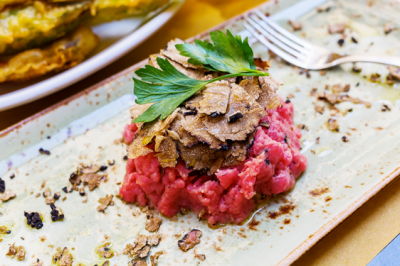 Tartare di chianina al tartufo nero - tartare-tartufo